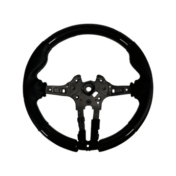 BMW Carbon Fiber Steering Wheel – Leather or Alcantara (F80 M3, F82 M4, F87 M2, F30/F32/F22) - JGMODS - Interior