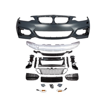 BMW F22 228i M235i M240i M Sport Style Front Bumper - JGMODS - Exterior