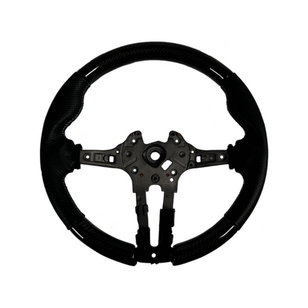 BMW Carbon Fiber Steering Wheel – Leather or Alcantara (F80 M3, F82 M4, F87 M2, F30/F32/F22)