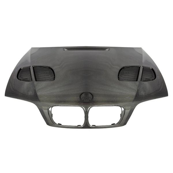 BMW E46 M3 GTR Style Carbon Fiber Hood