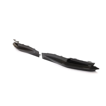 G82 M4 OE Style Carbon Fiber Rear Bumper Side Splitters Side View