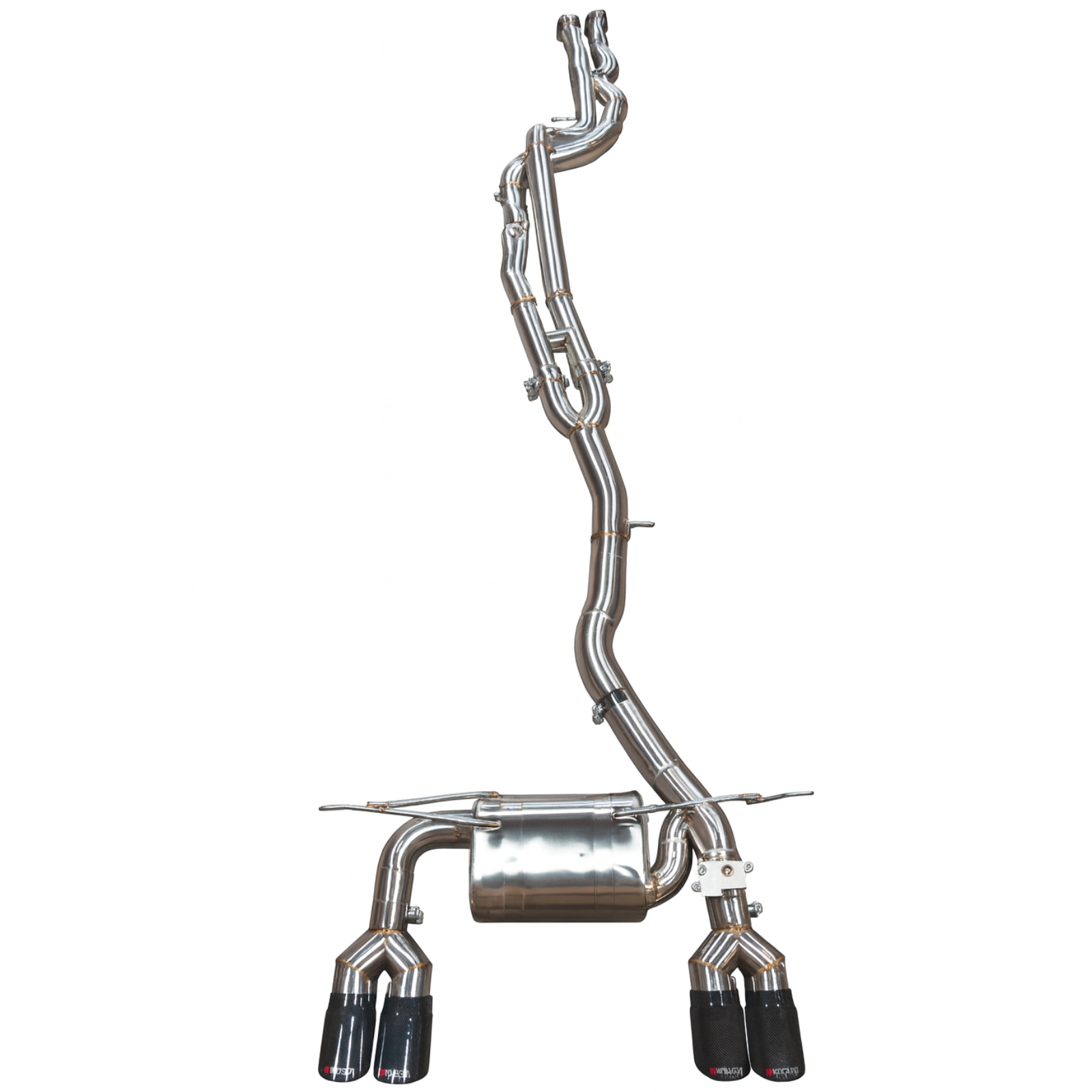 Valvetronic Equal Length Valve Exhaust for 2015-2018 BMW F80 M3 - complete system view
