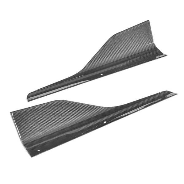 BMW F87 M2 Carbon Fiber Side Skirt Wing Extensions (2016–2021)
