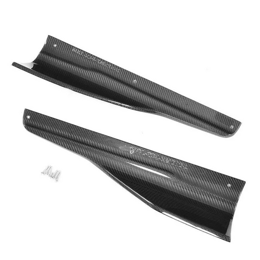 BMW F87 M2 Carbon Fiber Side Skirt Wing Extensions (2016–2021)