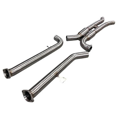 MAD BMW S58 Resonated H-Pipe Midpipe for G80 M3 & G82/G83 M4