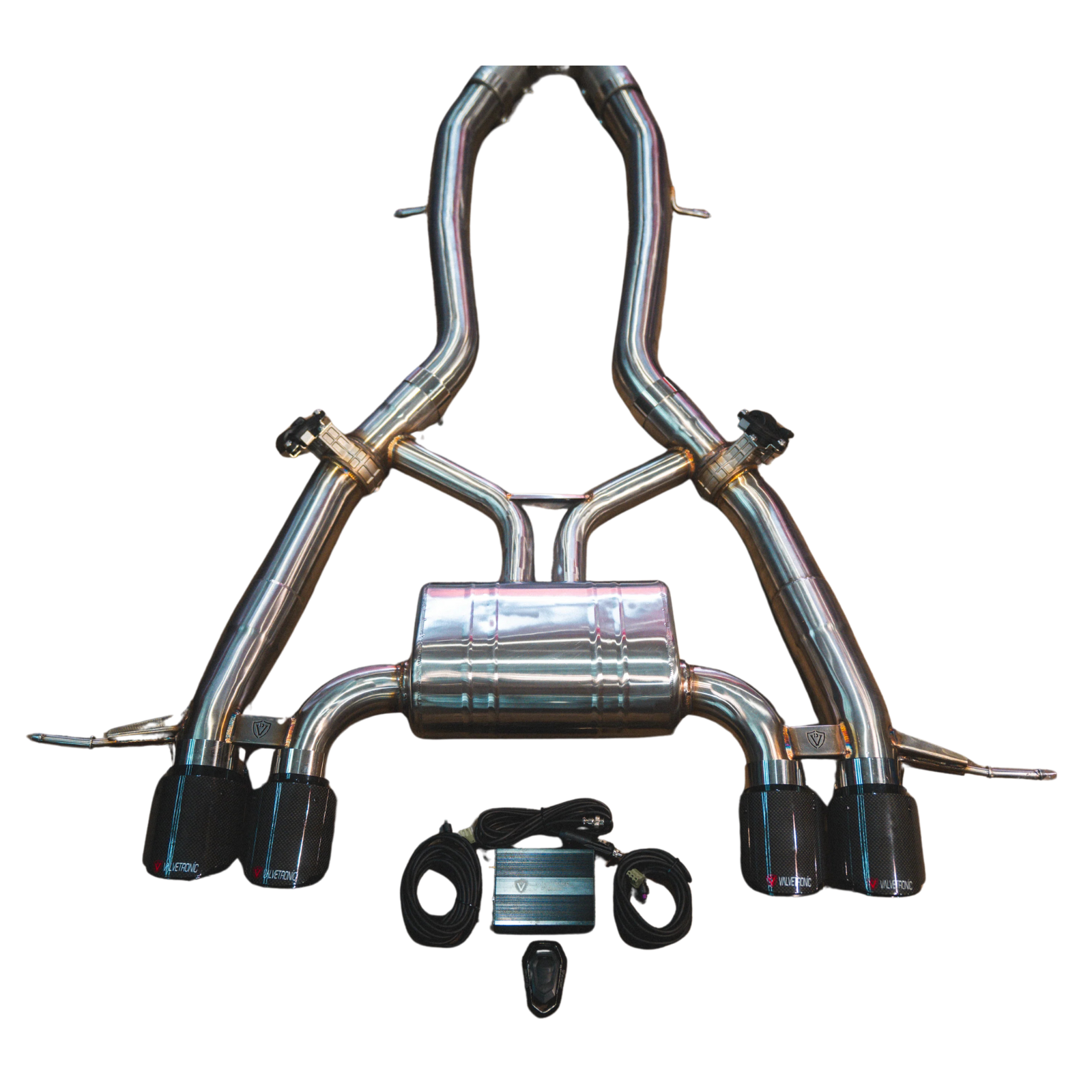 Expanded view of Valvetronic valve control  exhaust on BMW G80 M3 G82 M4 exhaust