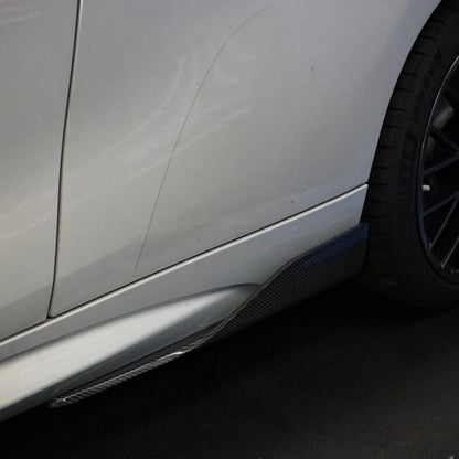 BMW F87 M2 Carbon Fiber Side Skirt Wing Extensions