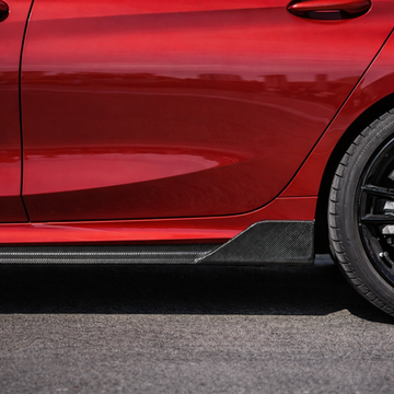 BMW G20 M Sport DTM Style Carbon Fiber Side Skirt Extensions