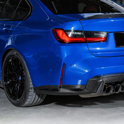 BMW G82 M4 Carbon Fiber Rear Bumper Splitters