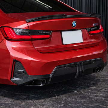 BMW G20 LCI Performance Style Carbon Fiber Mid Diffuser