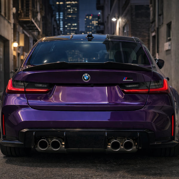 Dry Carbon Fiber P Style Trunk Spoiler G20 330i M340i & G80 M3