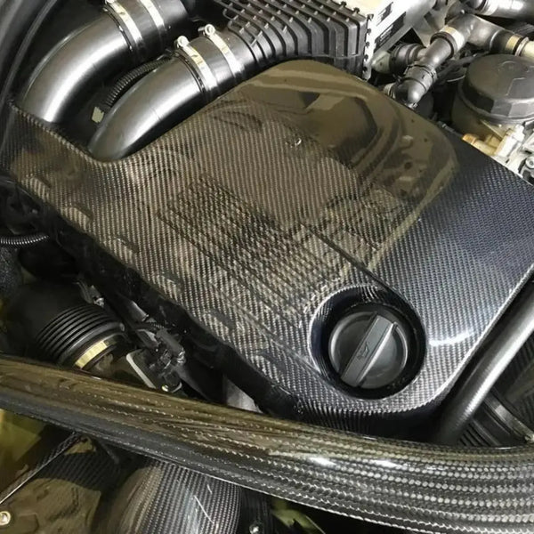 BMW F8X M3 M4 M2 Comp Carbon Fiber S55 Engine Cover