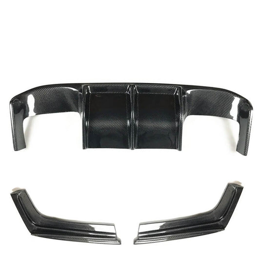 BMW F80 M3 Carbon Fiber Diffuser 3 PCS - BMW M3 Exterior Upgrade by JGMODS