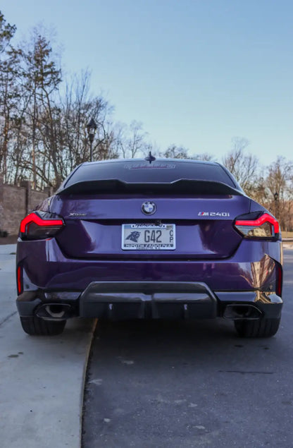 Performance Carbon Fiber Trunk Spoiler - G87 M2 G42 2 Series