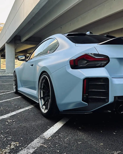 BMW G87 M2 Carbon Fiber Side Skirt Extensions - BMW M2 Exterior Upgrade by JGMODS