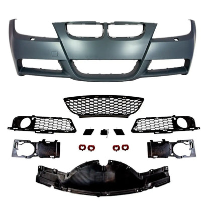 BMW E90 MTech Style Front Bumper Pre LCI - BMW 3 SERIES Exterior Upgrade by JGMODS