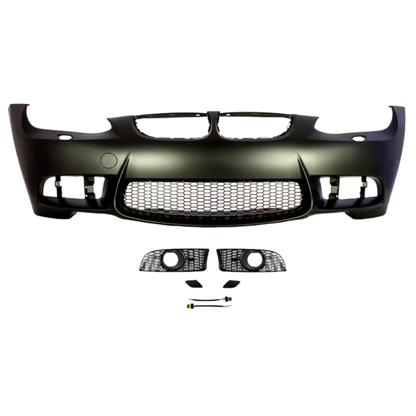 BMW E92/E93 M3 Style Front Bumper Cover w/ Fog Lights (2007–2010)