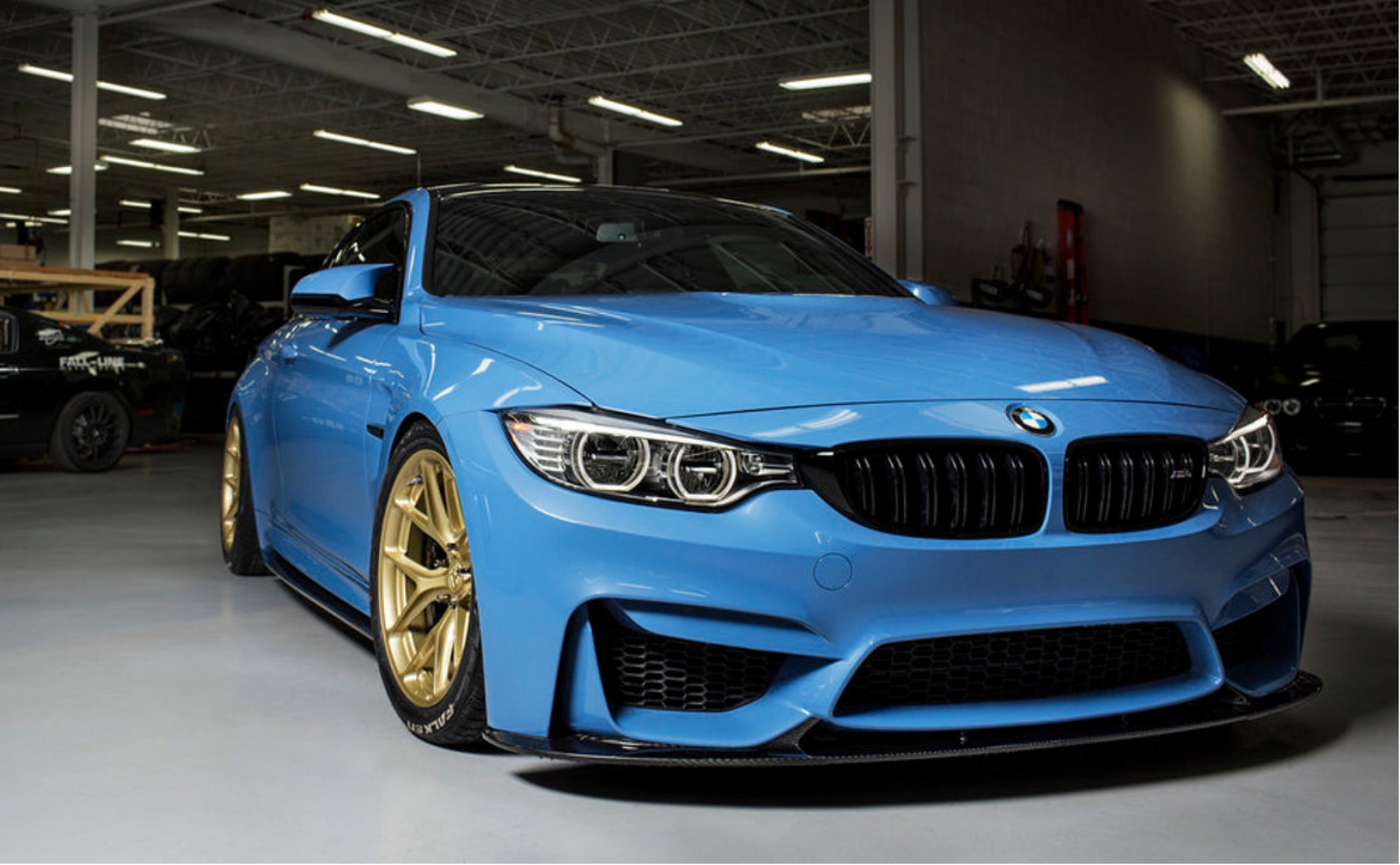 3d Style front lip installed on f82 m4