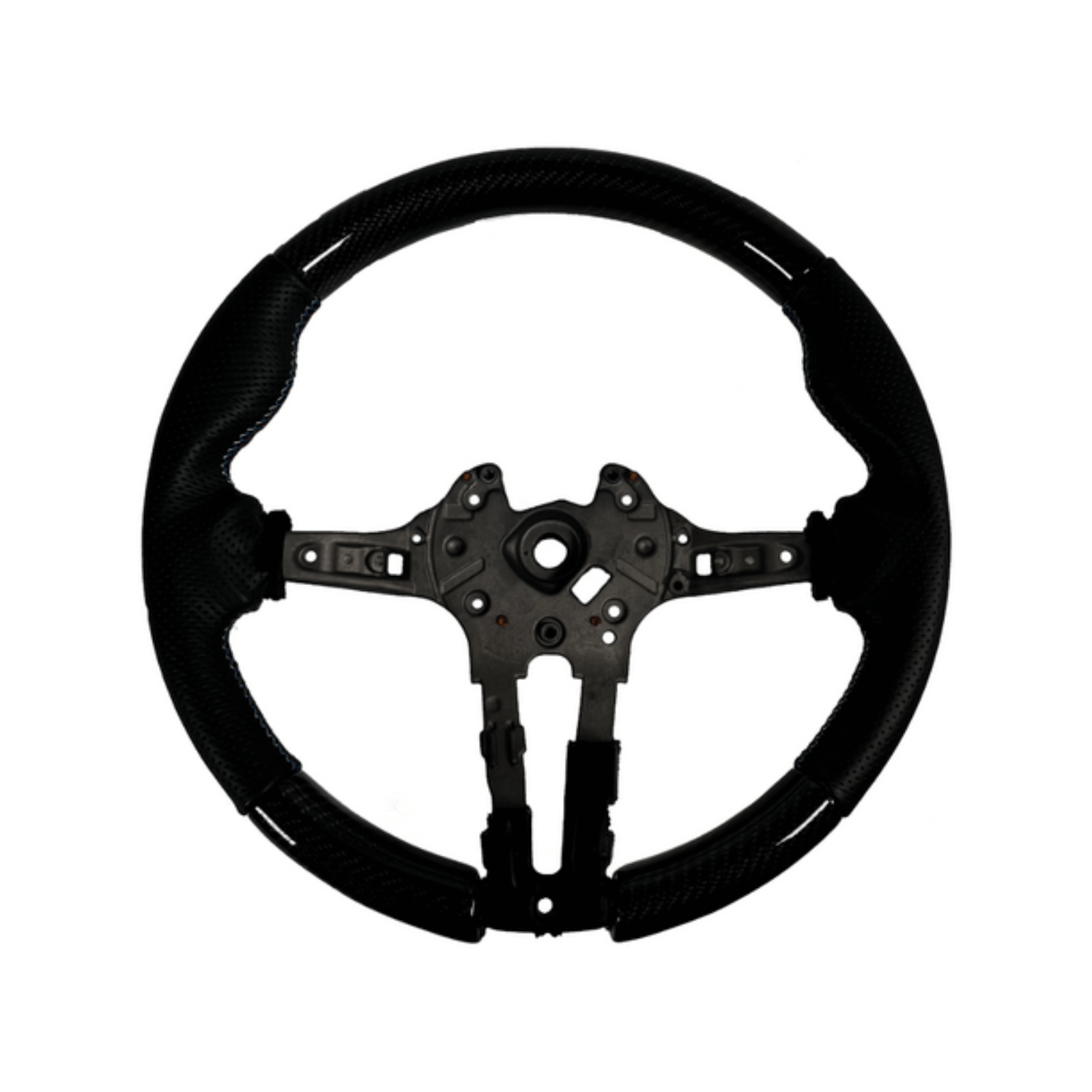 BMW Carbon Fiber Steering Wheel – Leather or Alcantara (F80 M3, F82 M4, F87 M2, F30/F32/F22) - JGMODS - Interior