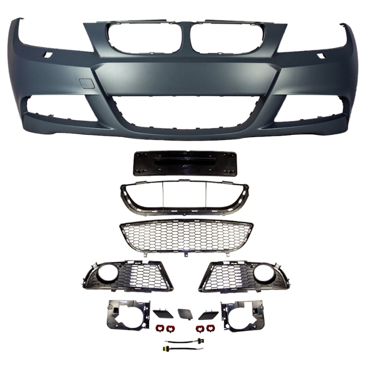 BMW E90 LCI M Tech Style Front Bumper (2009–2011) - JGMODS - Exterior