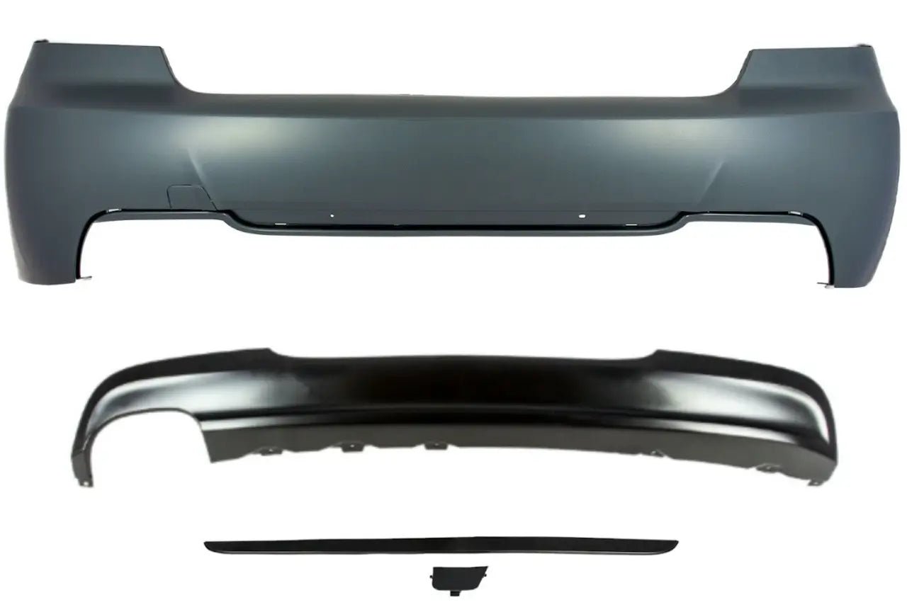 BMW E90 M Tech Style Rear Bumper with Diffuser (2006–2011) - JGMODS - Exterior