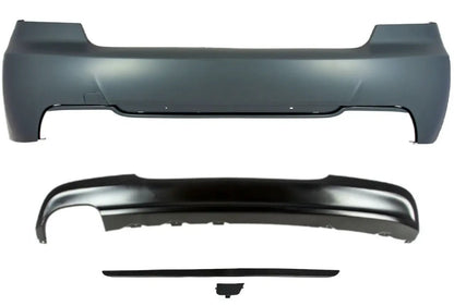 BMW E90 M Tech Style Rear Bumper with Diffuser (2006–2011) - JGMODS - Exterior