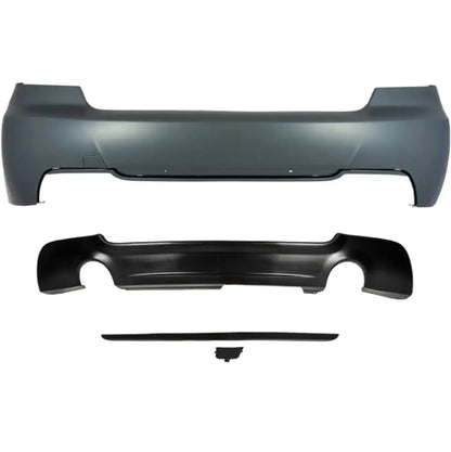 BMW E90 M Tech Style Rear Bumper with Diffuser (2006–2011) - JGMODS - Exterior