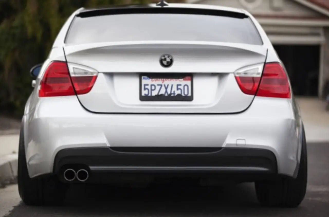 BMW E90 M Tech Style Rear Bumper with Diffuser (2006–2011) - JGMODS - Exterior