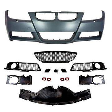 BMW E90 Pre - LCI M Tech Style Front Bumper (2006–2008) - JGMODS - Exterior