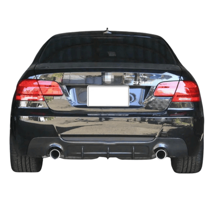 BMW E92 Performance Style Carbon Fiber Rear Diffuser – Dual Outlet (2007–2013) - JGMODS - Exterior