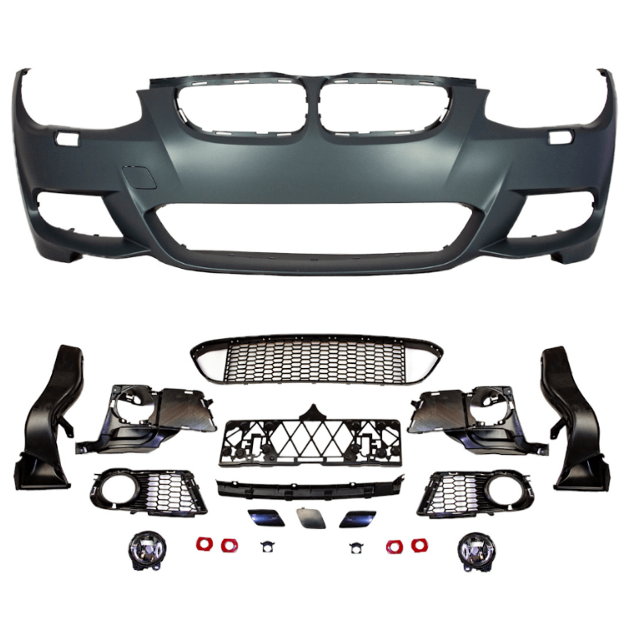 BMW E92/E93 LCI M Tech Style Front Bumper (2011–2013) - JGMODS - Exterior