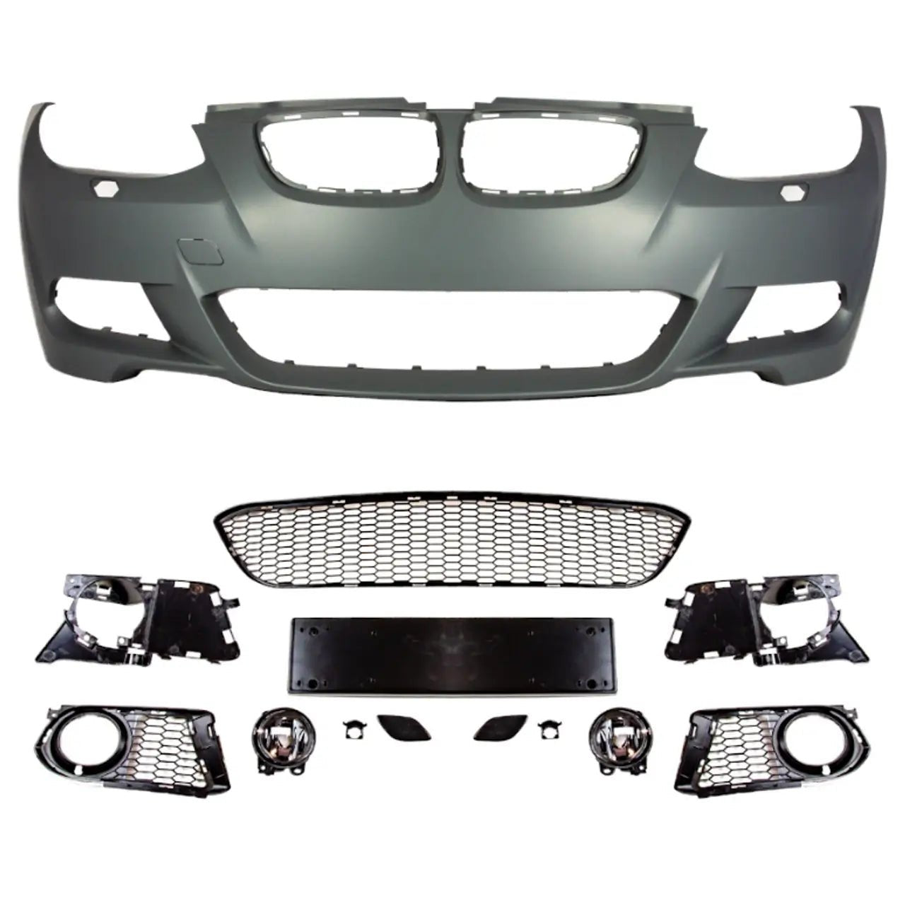 BMW E92/E93 M Tech Style Front Bumper (2007–2010) - JGMODS - Exterior