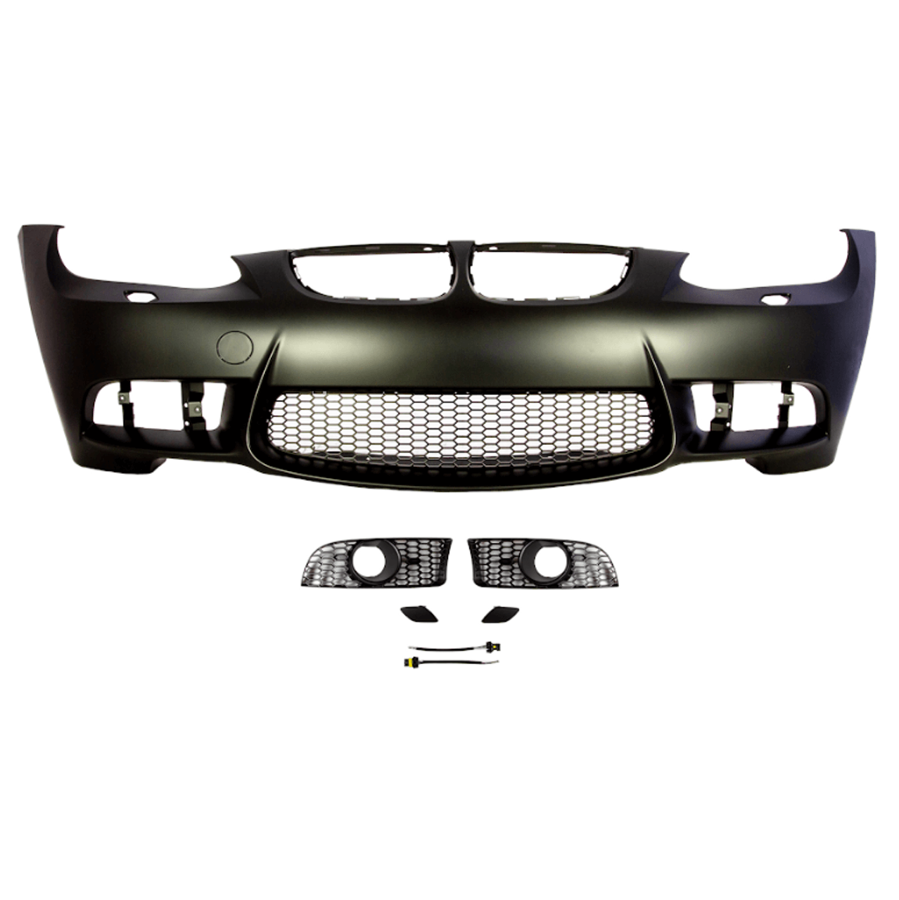 BMW E92/E93 M3 Style Front Bumper Cover w/ Fog Lights (2007–2010) - JGMODS - Exterior
