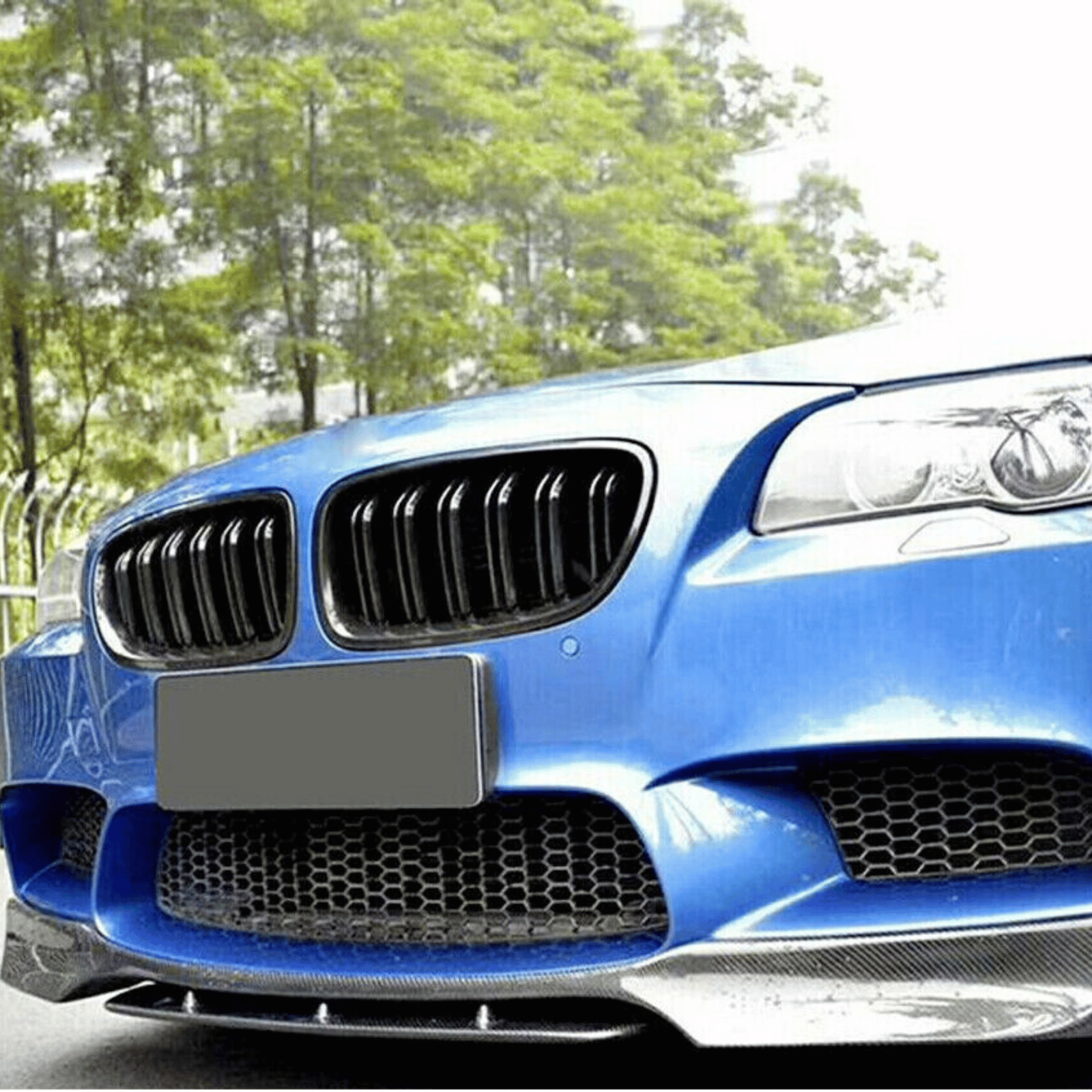 BMW F10 M5 V Style Carbon Fiber Front Lip (2012–2016) - JGMODS - Exterior