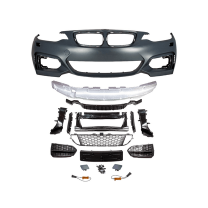 BMW F22 228i M235i M240i M Sport Style Front Bumper - JGMODS - Exterior