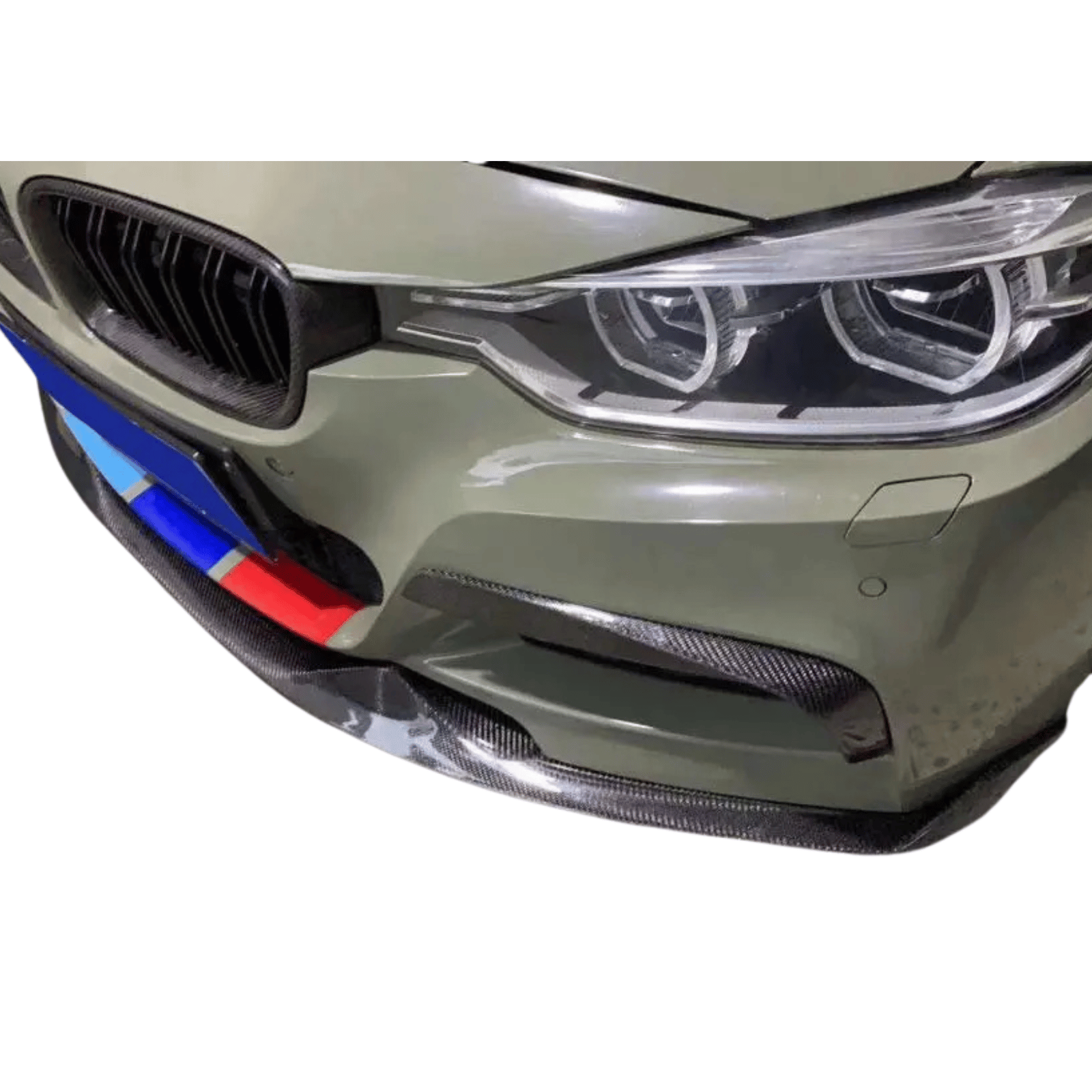 BMW F30 MAD Style Carbon Fiber Front Lip (2012–2018) - JGMODS - Exterior
