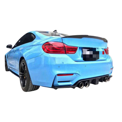 BMW F32 4 Series & F82 M4 M4 Style Carbon Fiber Trunk Spoiler (2014–2020) - JGMODS - Exterior