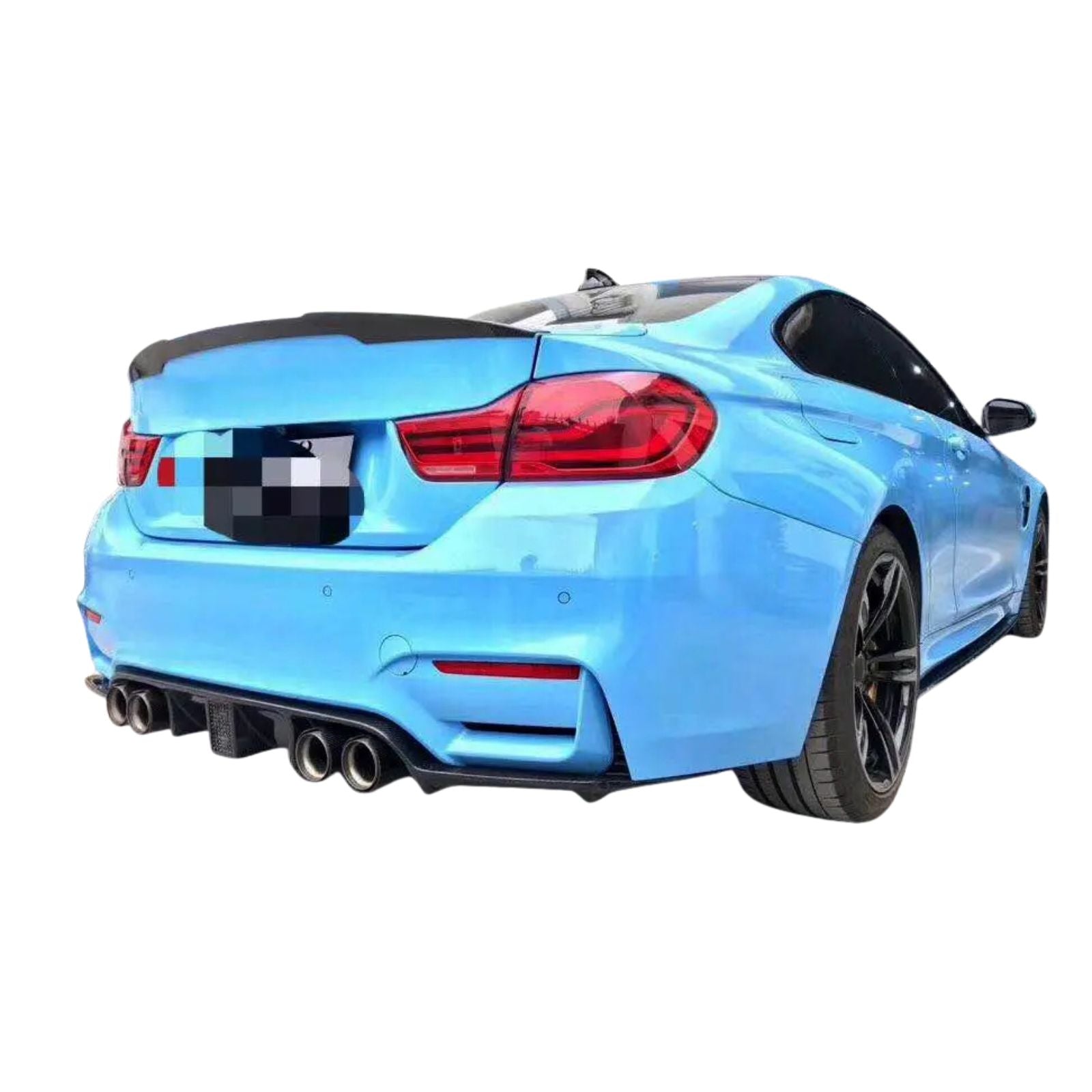 BMW F32 4 Series & F82 M4 M4 Style Carbon Fiber Trunk Spoiler (2014–2020) - JGMODS - Exterior