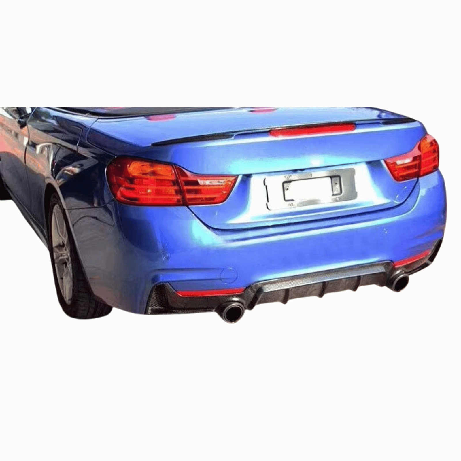 BMW F32 435i Performance Style Carbon Fiber Rear Diffuser (2014–2016) - JGMODS - Exterior