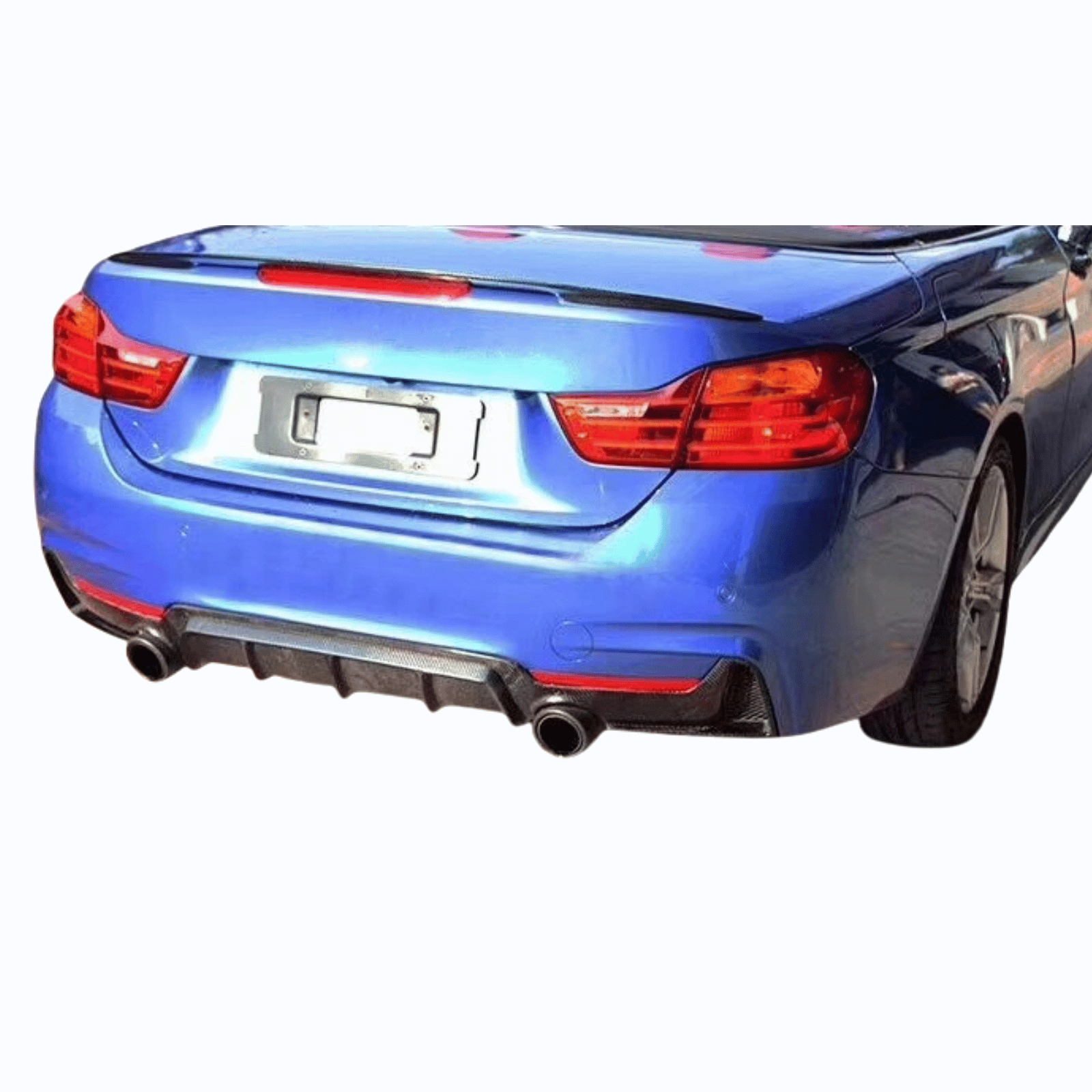 BMW F32 435i Performance Style Carbon Fiber Rear Diffuser (2014–2016) - JGMODS - Exterior