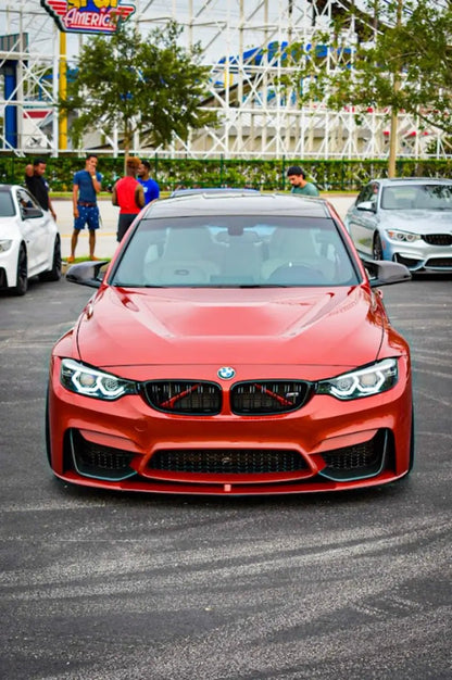 BMW F80 M3 & F82 M4 Aluminum GTS Style Vented Hood (2015–2020) - JGMODS - Exterior