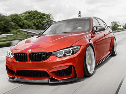 BMW F80 M3 & F82 M4 CS Style Carbon Fiber Front Lip (2015–2020) - JGMODS - Exterior