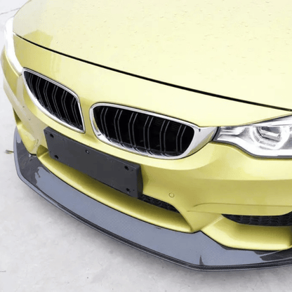 BMW F80 M3 & F82/F83 M4 GTS Style Carbon Fiber Front Lip (2015–2020) - JGMODS - Exterior