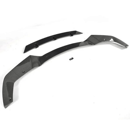 BMW F87 M2 V Style Carbon Fiber Front Lip (2016 - 2017) - JGMODS - Exterior