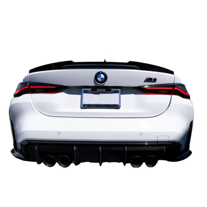 BMW G22 4 Series & G82 M4 PSM Style Carbon Fiber Trunk Spoiler (2021+) - JGMODS - Exterior