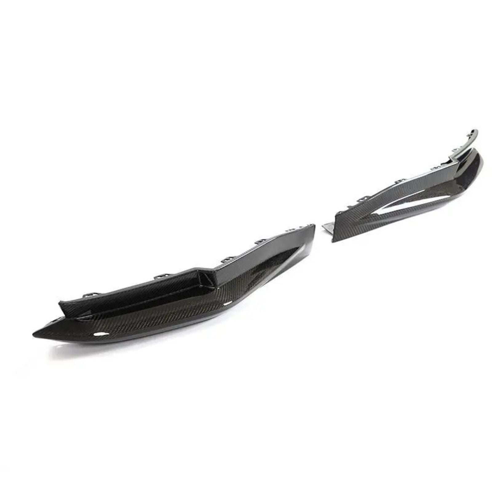BMW G80 M3 Carbon Fiber Rear Bumper Splitters (2021+) - JGMODS - Exterior