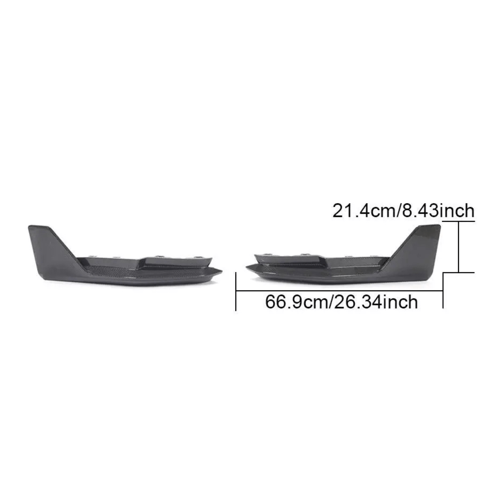 BMW G80 M3 & G82 M4 Carbon Fiber Rear Bumper Splitters (2021+) - JGMODS - Exterior