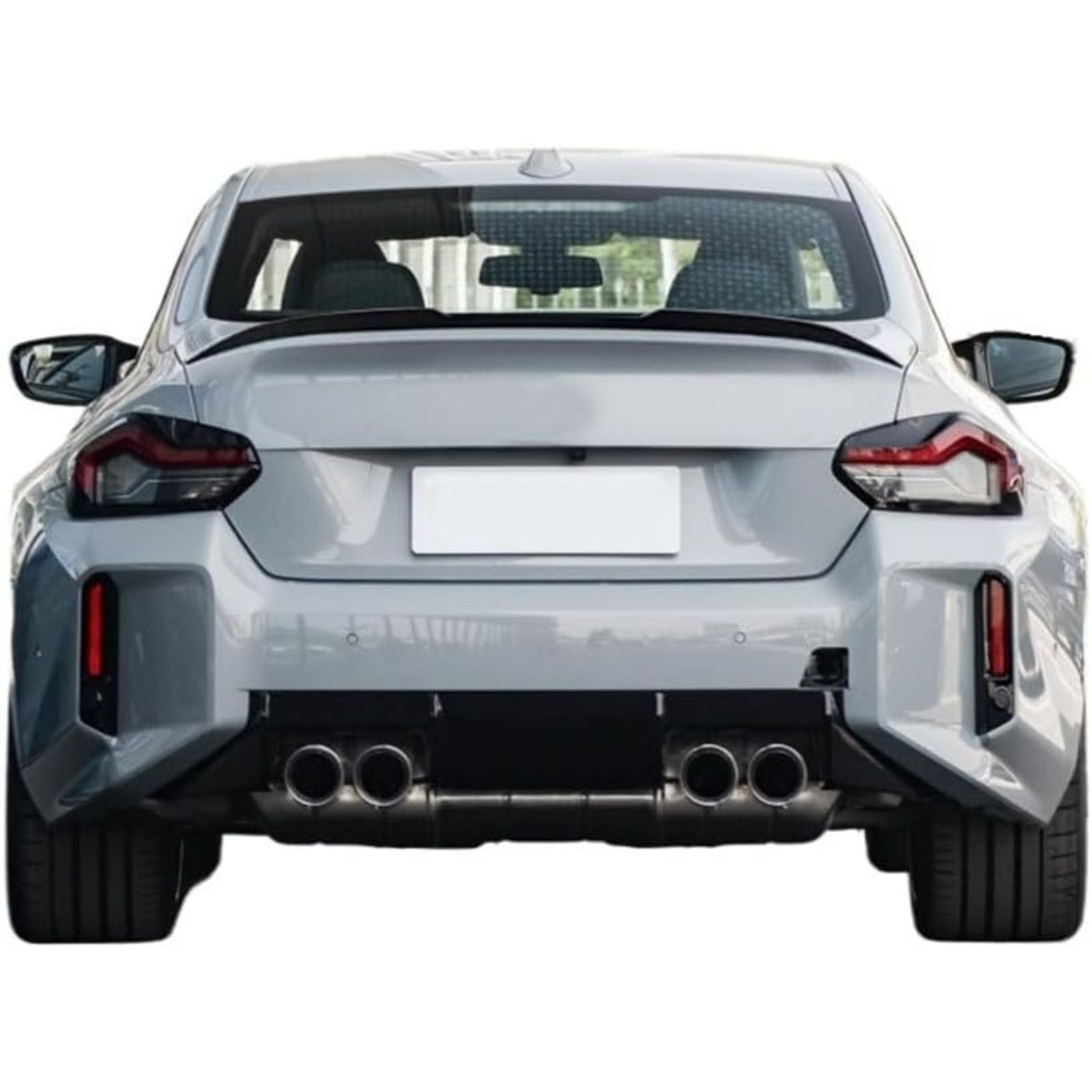 BMW G87 M2 & G42 2 Series V Style Carbon Fiber Trunk Spoiler (2023+) - JGMODS - Exterior