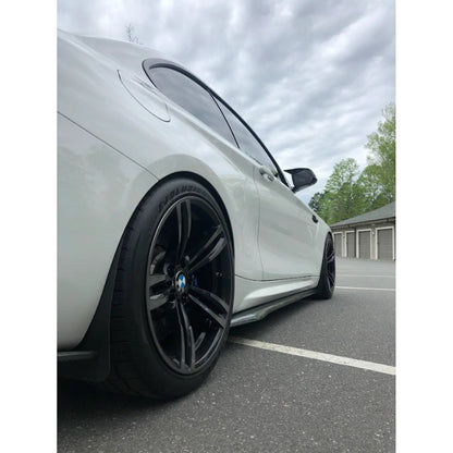 BMW F87 M2 R1 Style Carbon Fiber Side Skirt Extensions