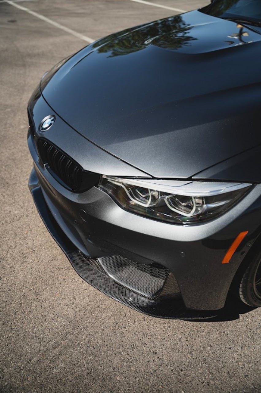 PSM Style Carbon Fiber Front Lip Spoiler for F80 M3 & F82 M4 - JGMODS - Exterior